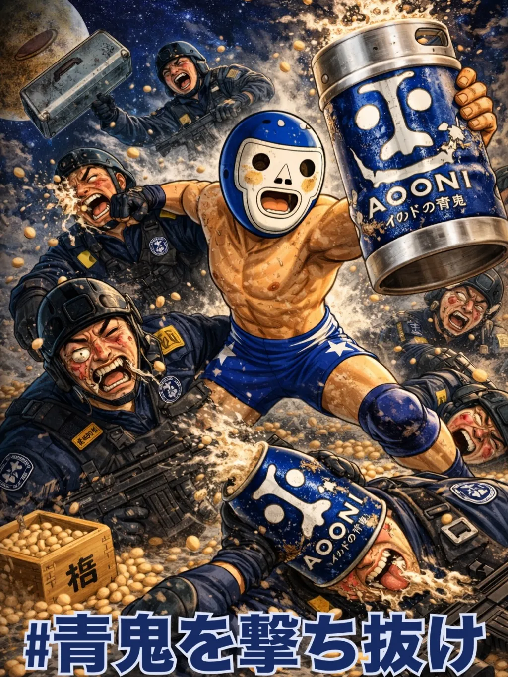 【 #青鬼を撃ち抜く🆚 #青鬼を守る 】