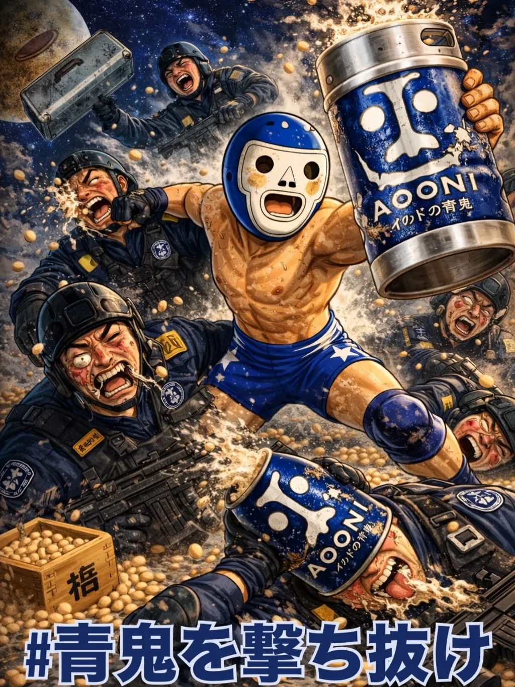 【本日青鬼半額🉐　青鬼退治の日です‼️】